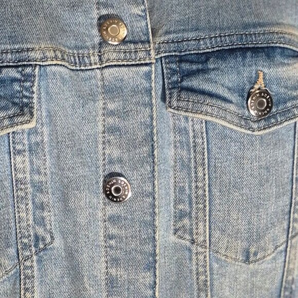 H&M classic Denim Jacket with metal buttons in size Medium - Picture 12 of 15